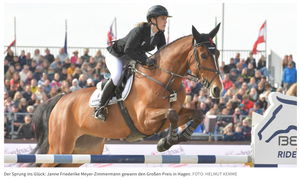Meyer-Zimmermann gewinnt Großen Preis bei Horses & Dreams